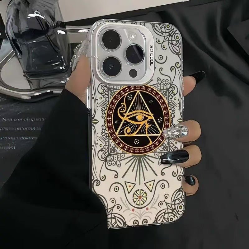 Coque iPhone Œil Omniscient 👁️✨ – Design Artistique & Protection Antichoc Premium - Shopbyshopima